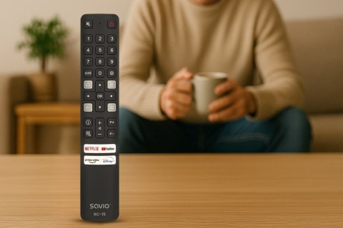 SAVIO PILOT UNIWERSALNY DO TV /ZAMIENNIK DO TV TCL - SMART TV RC-15 SAVIO PILOT UNIWERSALNY DO TV /ZAMIENNIK DO TV TCL - SMART TV RC-15