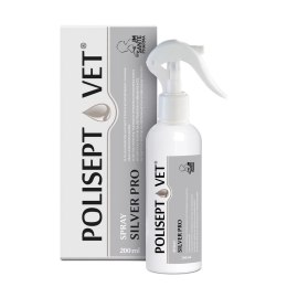 JM SANTE POLISEPT VET SPRAY PRO SILVER do pielęgnacji ran 200ml