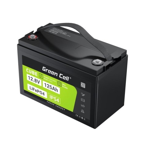 GREEN CELL AKUMULATOR LIFEPO4 CUBE 125AH 12V/12.8V 1600WH LFPGC12V125AH GREEN CELL AKUMULATOR LIFEPO4 CUBE 125AH 12V/12.8V 1600WH LFPGC12V125AH