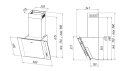 Okap AKPO WK-4 MIRT ECO 50 CZARNY