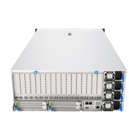 Platforma Asus Rack (4U) ESC8000A-E13P AMD EPYC 9005 (8xNVMe, 2xM.2, 2x10Gbe, IPMI, 3200W)
