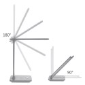 MACLEAN LAMPKA BIURKOWA LED, MAX. 9W, 220-240V AC, MOŻLIWOŚĆ ZMIANY BARWY, ŚCIEMNIALNA, 450LM MCE614 W