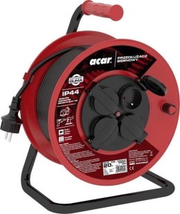 Przedłużacz zwijany Acar PZ-4Z/STM H05RR-F 3G2.5 20M