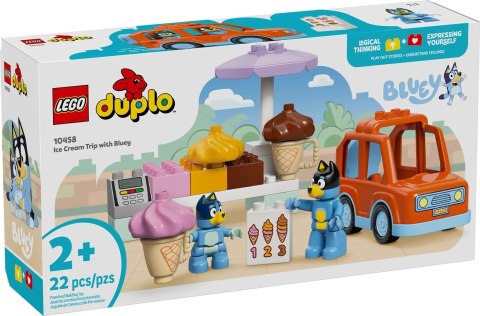 Lego 10458 Bluey - Wyprawa po lody z Blue Lego 10458 Bluey - Wyprawa po lody z Blue
