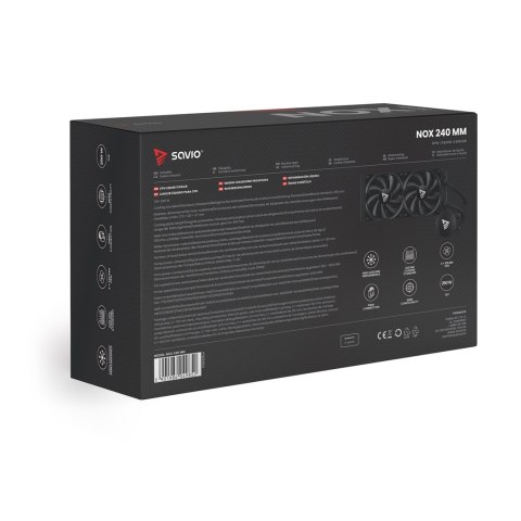 SAVIO CHŁODZENIE WODNE CPU 240 MM NOX SAVIO CHŁODZENIE WODNE CPU 240 MM NOX