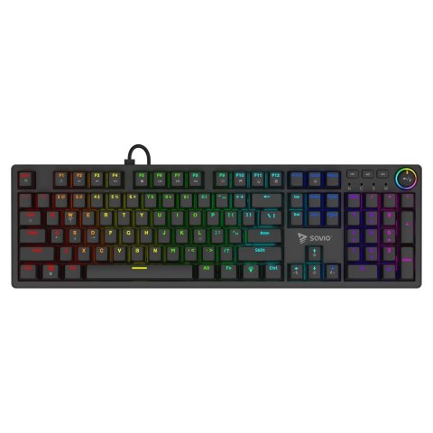 SAVIO KLAWIATURA MECHANICZNA STYX OUTEMU PEACH SILENT HOT SWAP RGB SAVIO KLAWIATURA MECHANICZNA STYX OUTEMU PEACH SILENT HOT SWAP RGB