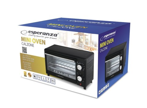 ESPERANZA MINI PIEKARNIK CALZONE 10L 900W EKO007 (WYPRZEDAŻ) ESPERANZA MINI PIEKARNIK CALZONE 10L 900W EKO007 (WYPRZEDAŻ)