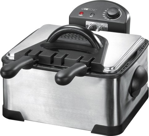 Frytownica Clatronic FR 3195 (4 l; 2000W; kolor inox) (WYPRZEDAŻ) Frytownica Clatronic FR 3195 (4 l; 2000W; kolor inox) (WYPRZEDAŻ)