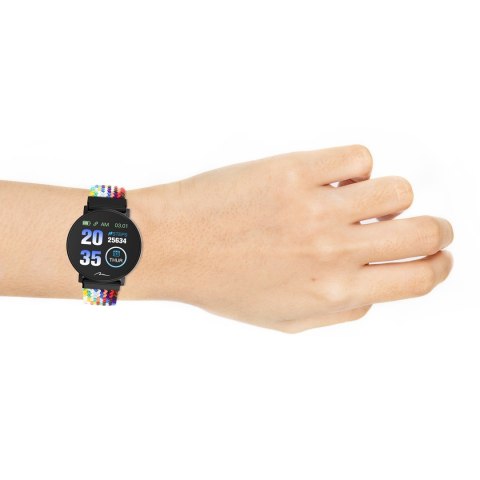 MEDIA-TECH SMARTBAND THAITI, MONITORING CIŚNIENIA KRWI, PULSU ORAZ INNYCH PARAMETRÓW, DWA PASKI NYLONOWE W ZESTAWIE MT871 (WYPRZ MEDIA-TECH SMARTBAND THAITI, MONITORING CIŚNIENIA KRWI, PULSU ORAZ INNYCH PARAMETRÓW, DWA PASKI NYLONOWE W ZESTAWIE MT871 (WYPRZ