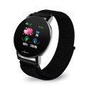 MEDIA-TECH SMARTBAND THAITI, MONITORING CIŚNIENIA KRWI, PULSU ORAZ INNYCH PARAMETRÓW, DWA PASKI NYLONOWE W ZESTAWIE MT871 (WYPRZ