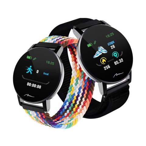MEDIA-TECH SMARTBAND THAITI, MONITORING CIŚNIENIA KRWI, PULSU ORAZ INNYCH PARAMETRÓW, DWA PASKI NYLONOWE W ZESTAWIE MT871 (WYPRZ MEDIA-TECH SMARTBAND THAITI, MONITORING CIŚNIENIA KRWI, PULSU ORAZ INNYCH PARAMETRÓW, DWA PASKI NYLONOWE W ZESTAWIE MT871 (WYPRZ
