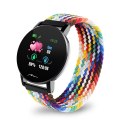 MEDIA-TECH SMARTBAND THAITI, MONITORING CIŚNIENIA KRWI, PULSU ORAZ INNYCH PARAMETRÓW, DWA PASKI NYLONOWE W ZESTAWIE MT871 (WYPRZ