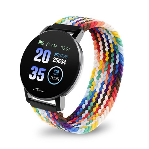 MEDIA-TECH SMARTBAND THAITI, MONITORING CIŚNIENIA KRWI, PULSU ORAZ INNYCH PARAMETRÓW, DWA PASKI NYLONOWE W ZESTAWIE MT871 (WYPRZ MEDIA-TECH SMARTBAND THAITI, MONITORING CIŚNIENIA KRWI, PULSU ORAZ INNYCH PARAMETRÓW, DWA PASKI NYLONOWE W ZESTAWIE MT871 (WYPRZ