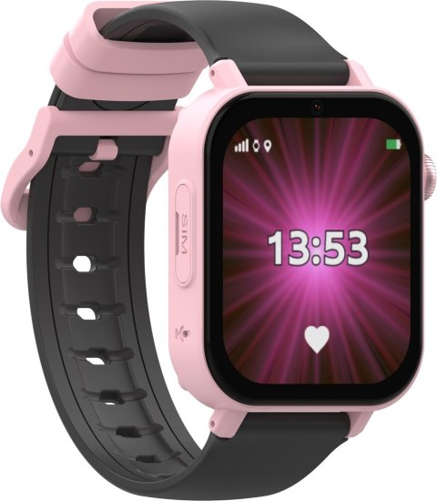 Smartwatch dla dziecka KiDiZ Connect różowy Smartwatch dla dziecka KiDiZ Connect różowy