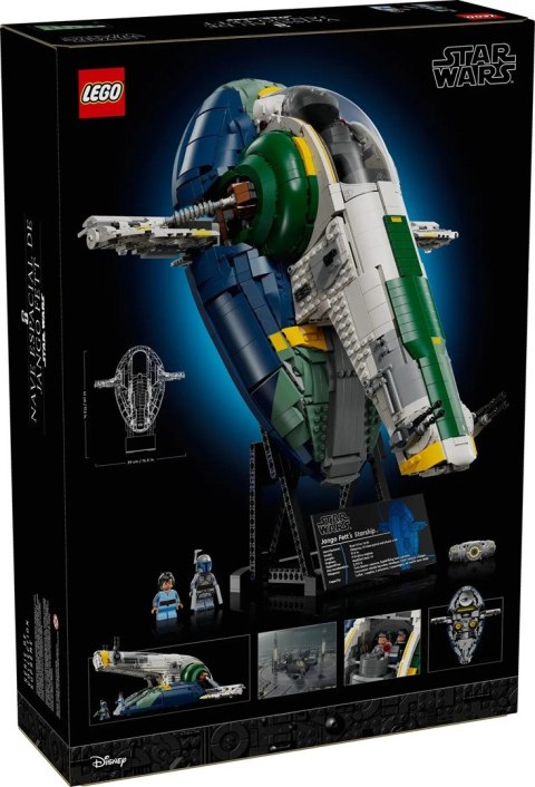 LEGO 75409 Star Wars - Patrolowiec typu Firespray Jango Fetta LEGO 75409 Star Wars - Patrolowiec typu Firespray Jango Fetta