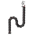 NANO RS ORGANIZER KABLI / MASKOWNICA DO BIURKA, 1345MM, CZARNO CZERWONY RS125