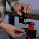 NANO RS ORGANIZER KABLI / MASKOWNICA DO BIURKA, 1345MM, CZARNO CZERWONY RS125