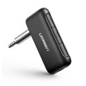 Ugreen Odbiornik dźwięku adapter audio Bluetooth 5.0 - 3,5 mm mini jack do samochodu (czarny)