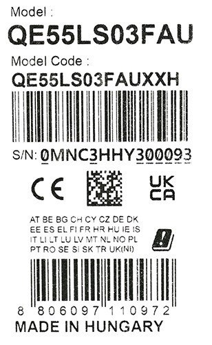 Telewizor Samsung QE55LS03F OLED 55'' 4K Ultra HD 144Hz Tizen Dolby Atmos Czarny