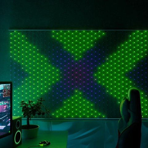 Twinkly Matrix kurtyna świetlna 480 RGB 1x1 m Twinkly Matrix kurtyna świetlna 480 RGB 1x1 m