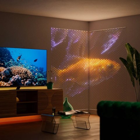 Twinkly Matrix kurtyna świetlna 480 RGB 1x1 m Twinkly Matrix kurtyna świetlna 480 RGB 1x1 m