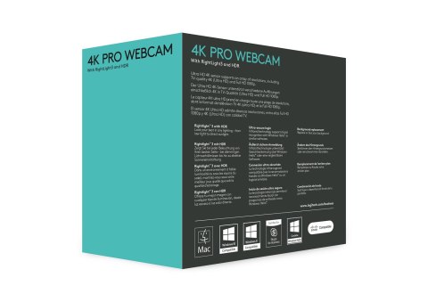 Kamera internetowa Logitech BRIO 960-001106 Kamera internetowa Logitech BRIO 960-001106