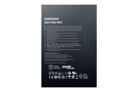 Dysk SSD Samsung 9100 PRO 4TB NVMe M.2 PCIe 5.0 Dysk SSD Samsung 9100 PRO 4TB NVMe M.2 PCIe 5.0