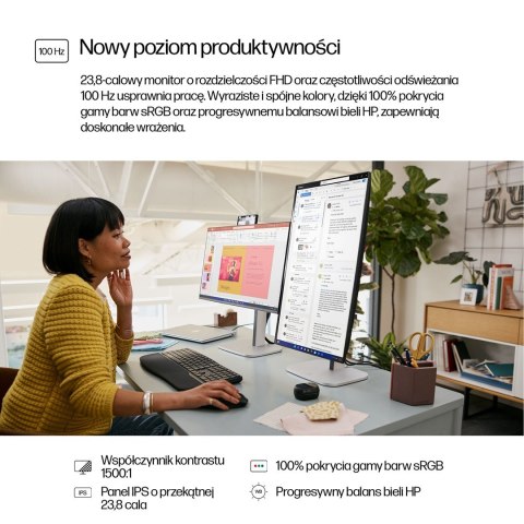 MONITOR HP LED 23,8" S5 Pro 524pf (9D9L6UT) MONITOR HP LED 23,8" S5 Pro 524pf (9D9L6UT)