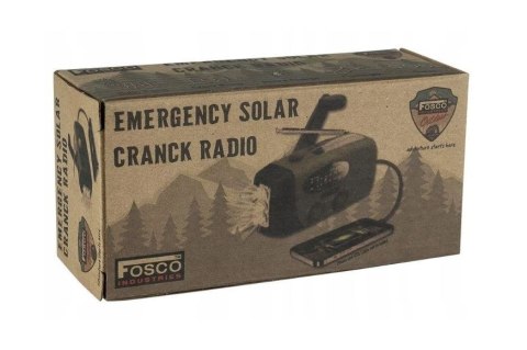 Radio awaryjne Fosco Outdoormen Edit. Solar-Dynamo Radio awaryjne Fosco Outdoormen Edit. Solar-Dynamo