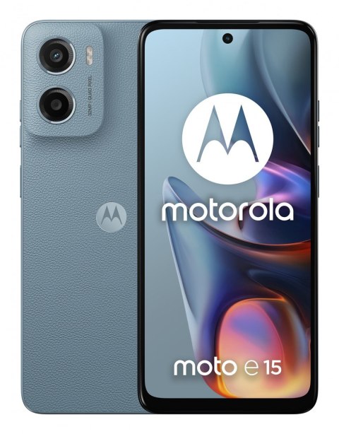 Smartfon Motorola Moto E15 2/64GB Misty Blue (WYPRZEDAŻ) Smartfon Motorola Moto E15 2/64GB Misty Blue (WYPRZEDAŻ)