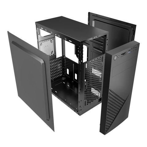 GEMBIRD OBUDOWA FORNAX 170 MIDI-TOWER (1X USB 3.1, 2X USB 2.0, 1X USB TYP-C, CZYTNIK KART, 2X MINIJACK) CZARNA GEMBIRD OBUDOWA FORNAX 170 MIDI-TOWER (1X USB 3.1, 2X USB 2.0, 1X USB TYP-C, CZYTNIK KART, 2X MINIJACK) CZARNA