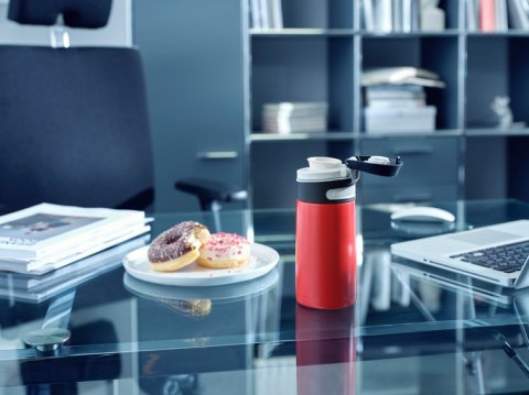 Kubek termiczny Flip 350 ml, czerwony 3245 LEIFHEIT