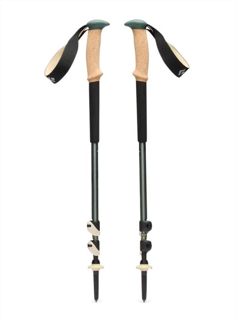 Kije trekkingowe Black Diamond TRAIL CORK TREKKING POLES - laurel green