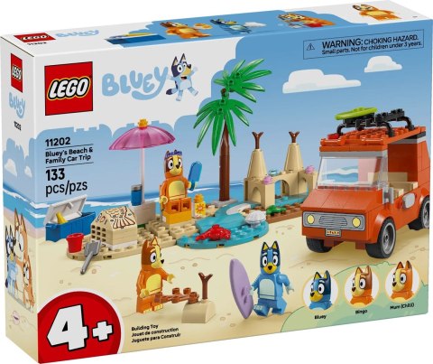 Lego 11202 Bluey - Blue i rodzinna wycieczka samochodem Lego 11202 Bluey - Blue i rodzinna wycieczka samochodem