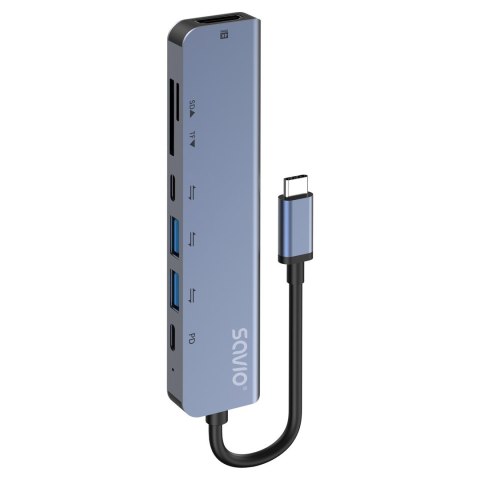 SAVIO HUB USB-C 7 W 1 AK-82 SAVIO HUB USB-C 7 W 1 AK-82