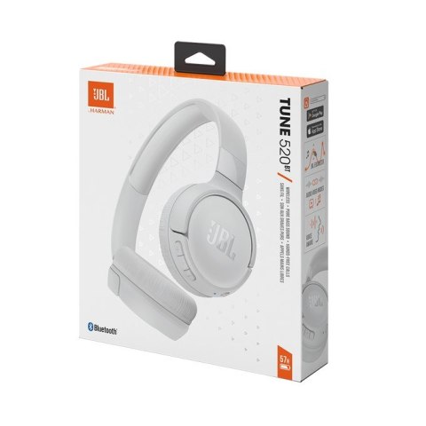 Słuchawki JBL TUNE 520 BT (white, bezprzewodowe, nauszne) Słuchawki JBL TUNE 520 BT (white, bezprzewodowe, nauszne)