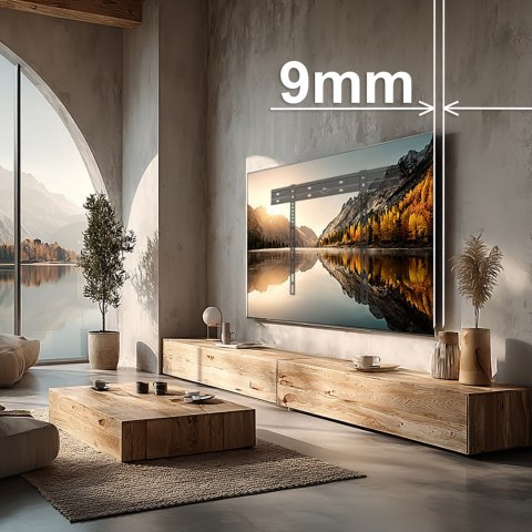 MACLEAN ULTRA PŁASKI UCHWYT ŚCIENNY DO TV, 40-85", MAX VESA 600X400, OBCIĄŻENIE DO 80KG MC-123 MACLEAN ULTRA PŁASKI UCHWYT ŚCIENNY DO TV, 40-85", MAX VESA 600X400, OBCIĄŻENIE DO 80KG MC-123
