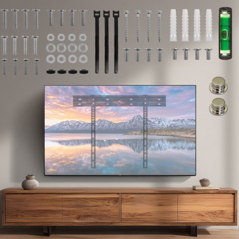 MACLEAN ULTRA PŁASKI UCHWYT ŚCIENNY DO TV, 40-85", MAX VESA 600X400, OBCIĄŻENIE DO 80KG MC-123 MACLEAN ULTRA PŁASKI UCHWYT ŚCIENNY DO TV, 40-85", MAX VESA 600X400, OBCIĄŻENIE DO 80KG MC-123