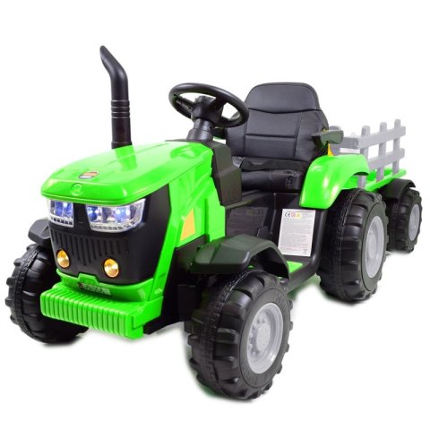 MEGA TRAKTOR NA AKUMULATOR Z PRZYCZEPĄ. MIĘKKIE SIEDZENIE, MIEKKIE KOŁA PILOT, /HL3388 MEGA TRAKTOR NA AKUMULATOR Z PRZYCZEPĄ. MIĘKKIE SIEDZENIE, MIEKKIE KOŁA PILOT, /HL3388