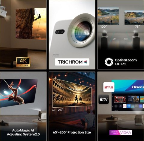 PROJEKTOR HISENSE M2PRO LASER 4K PROJEKTOR HISENSE M2PRO LASER 4K