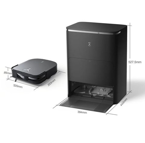 Robot sprzątający Ecovacs Deebot X2 OMNI (czarny) (WYPRZEDAŻ)