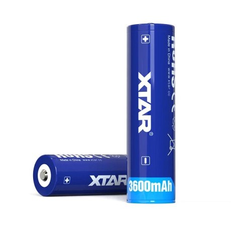 XTAR AKUMULATOR 18650 3,6V 3600MAH LI-ION Z ZABEZPIECZENIEM 18650-3600