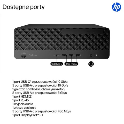 HP ProDesk 4 SSF G1i Desktop AI PC Ultra 7 265 16GB DDR5 SSD1TB Arc W11Pro 3Y OnSite HP ProDesk 4 SSF G1i Desktop AI PC Ultra 7 265 16GB DDR5 SSD1TB Arc W11Pro 3Y OnSite