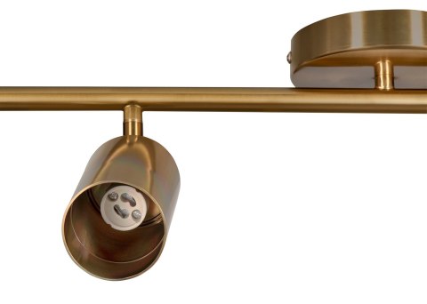 Listwa reflektorowa poczwórna złota sufitowa ścienna Activejet SPECTRA kinkiet GU10 do salonu (WYPRZEDAŻ)