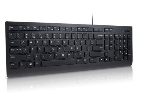 Lenovo Essential klawiatura Uniwersalna USB QWERTY US English Czarny 4Y41C68681 Lenovo Essential klawiatura Uniwersalna USB QWERTY US English Czarny 4Y41C68681
