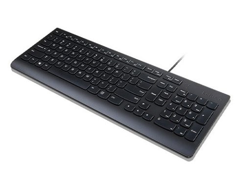 Lenovo Essential klawiatura Uniwersalna USB QWERTY US English Czarny 4Y41C68681 Lenovo Essential klawiatura Uniwersalna USB QWERTY US English Czarny 4Y41C68681