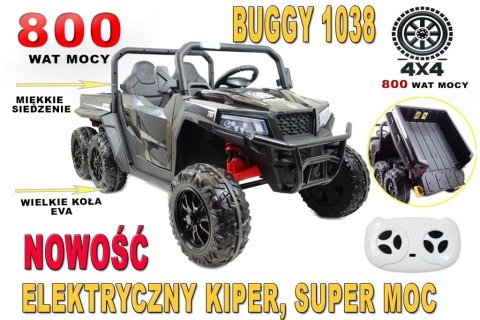 BUGGY 6 KOŁOWY DLA 2 DZIECI, ELEKTRYCZNA WYWROTKA, MIĘKKIE KOŁA, MIĘKKIE SIEDZENIE 800 WAT/XB1038 BUGGY 6 KOŁOWY DLA 2 DZIECI, ELEKTRYCZNA WYWROTKA, MIĘKKIE KOŁA, MIĘKKIE SIEDZENIE 800 WAT/XB1038