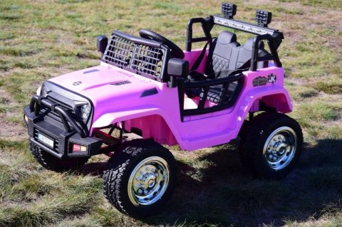 JEEP NA AKUMULATOR "JK OFF ROAD", MIĘKKIE KOŁA, MIĘKKIE SIEDZENIE/LL555