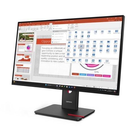 Lenovo ThinkVision T27-40 27" IPS FHD AG 4ms 300nits 120Hz HDMI, DP USB Eclipse Black