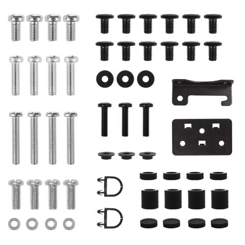MACLEAN UNIWERSALNY STOJAK DO TV, NA SZAFKĘ RTV, PODSTAWKA, MAX. 40KG, MAX. VESA 400X400, REGULACJA WYSOKOŚCI I KĄTA MC-1240